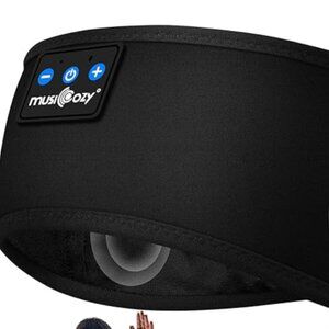 MUSICOZY BLUETOOTH 5.4 2 IN ONE SPORTS HEADBAND, WIRELESS EARPHONES, THIN